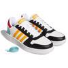 Adidas Neo Hoops 2.0 Round Toe Lace-Up Low Top Basketball Shoes Men Sneakers White Black Yellow GY5899