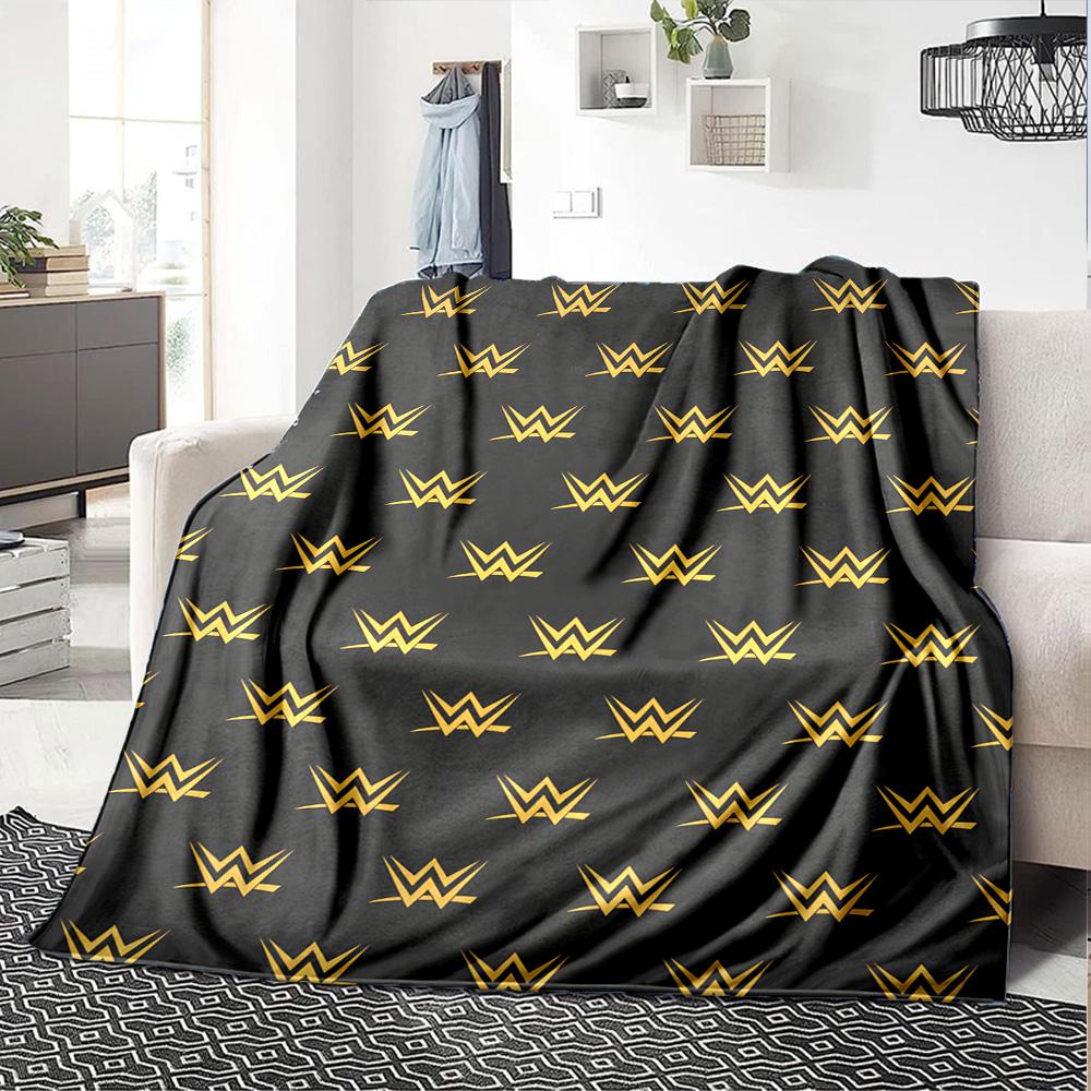 Wrestlemania Blanket Durable Comfort Perfect for Bed Office Chair Chair All-Season Use Modern Style Suitable for Gifting Relatives and Friends