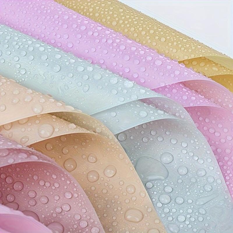 20Pcs Waterproof Flower Wrapping Paper Solid Color Gift Wrapping Materias 22.8x22.8in