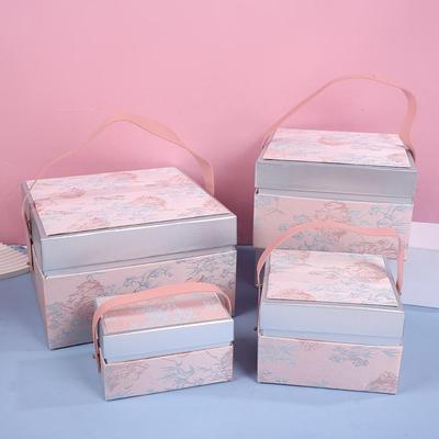 Elegant Wedding Gift and Party Favor Box - Handheld Fabric Candy and Festival Packaging