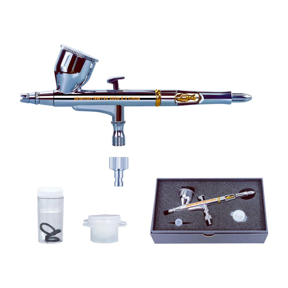 Model NW193 Third Gen 2026 Double-Action Airbrush 0.3mm Anti-Clog Spray Tool