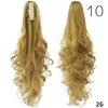 15 Colors Long Curly Claw Clip Drawstring Ponytail Hair Extensions Blond Hairpiece Wigs