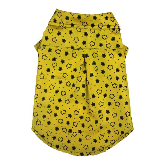 

Одежда для домашних животных, износостойкий летний свитшот из полиэстера для щенков с уникальным рисунком, одежда для домашних животных на каждый день 2XL жёлтый