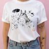 Letnia koszulka z krótkim rękawem Studio Ghibli Totoro dla mężczyzn i kobiet Harajuku Kawaii Totoro Ghibli Wygodna casualowa koszulka