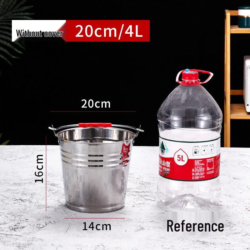Portable Stainless Steel Multi-Purpose Bucket