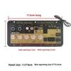 Dual Microphone Bluetooth Amplifier Multi-functional Stereo Amplifier Board Subwoofer Amplifier