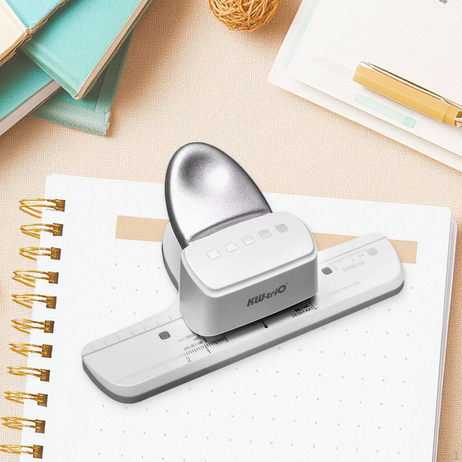 

Three Hole Puncher Paper 5 Sheet Capacity Embossing Craft Manual Punching Tool for Crafting