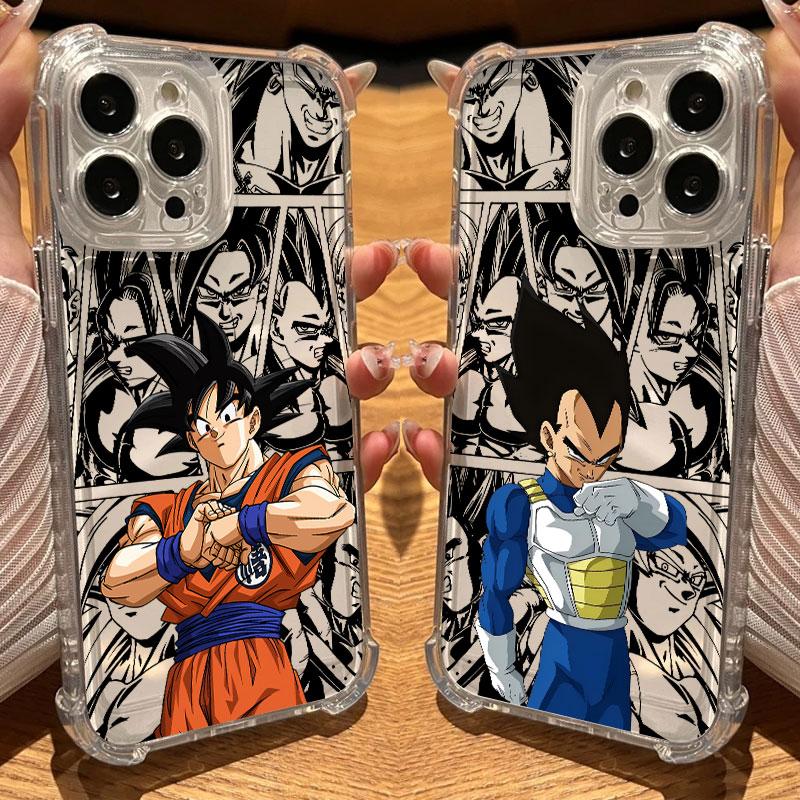 Goku Kakarot Dragons Ball Vegeta Phone Case Clear For iPhone 17 16 14 15 11 12 13 Pro Max 16E 15 16 Plus 17 Air Anti-fall Cover