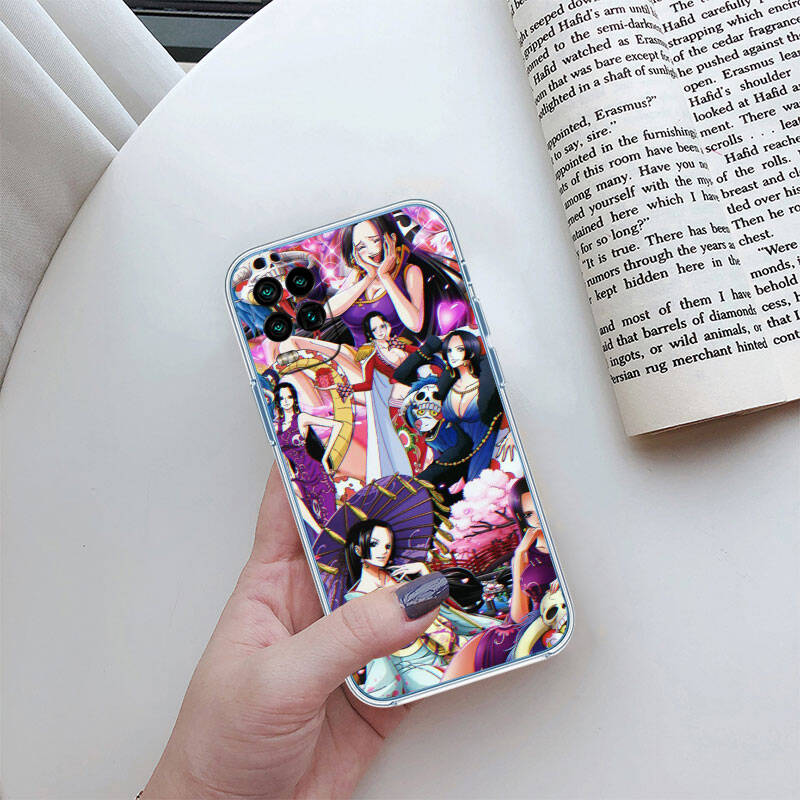 MH111 One Piece Boa Hancock Case for Motorola E7 G6 G7 G8 G9 Plus Power Play G10 G20 G04 E30 E40 E22 E20 E13 E15 G22 G23 G05 G75 G35 G55