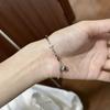 Fashion Cross Heart Charm Bracelet, Cross Star Female Trendy Jewelry Elegant Bracelet for Women Gifts