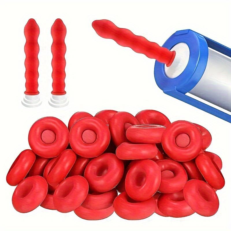 

10pcs Caulk Caps Caulking Saver Tube Sealer Glue Sealing Protector For Latex Nozzle Silicone Nozzles Tips Leak-Proof Tools