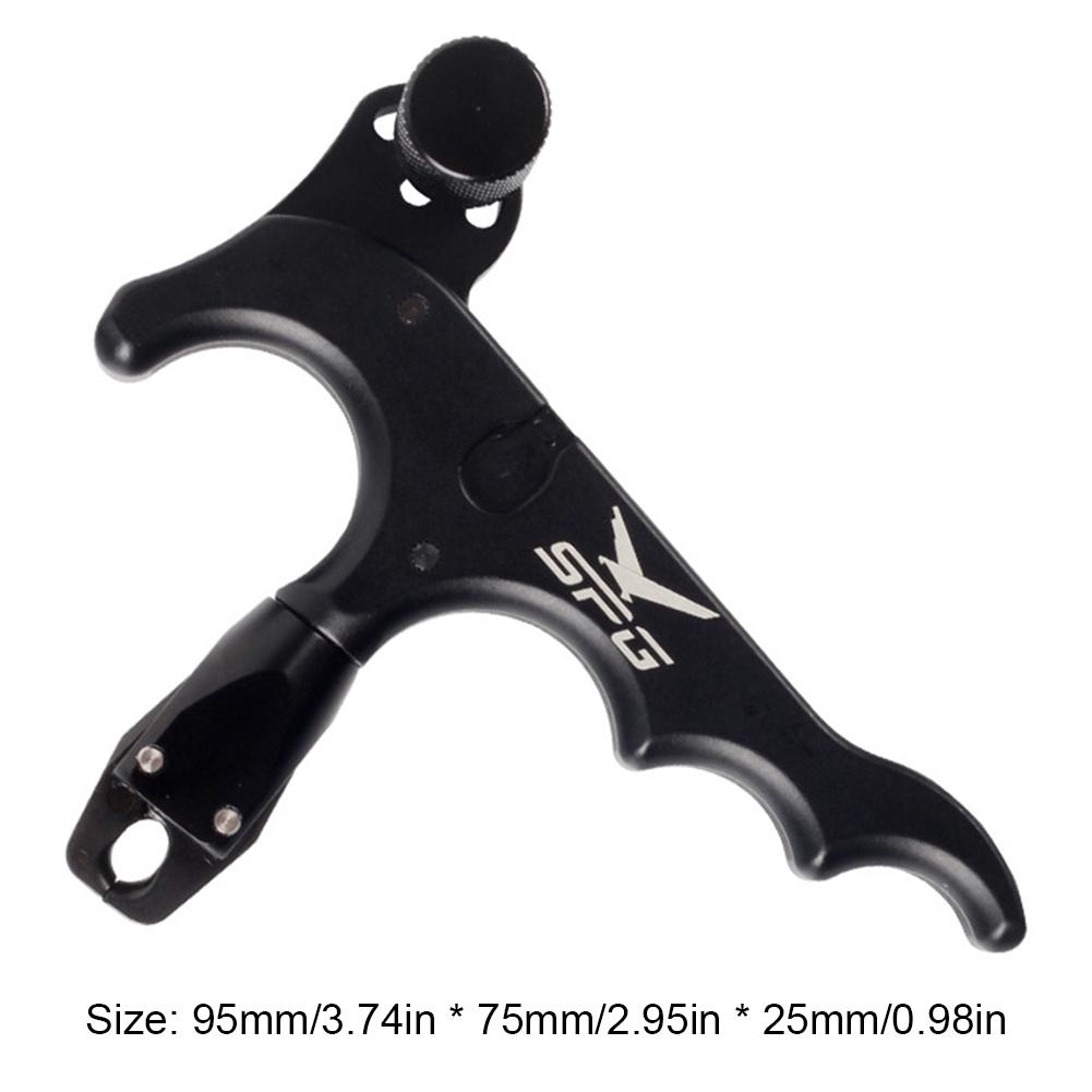 4prstový složený lukový uvolňovač 360° otočný lukostřelecký uvolňovač luku Nastavitelná lukostřelecká pomůcka pro uvolnění Lukostřelecké příslušenství