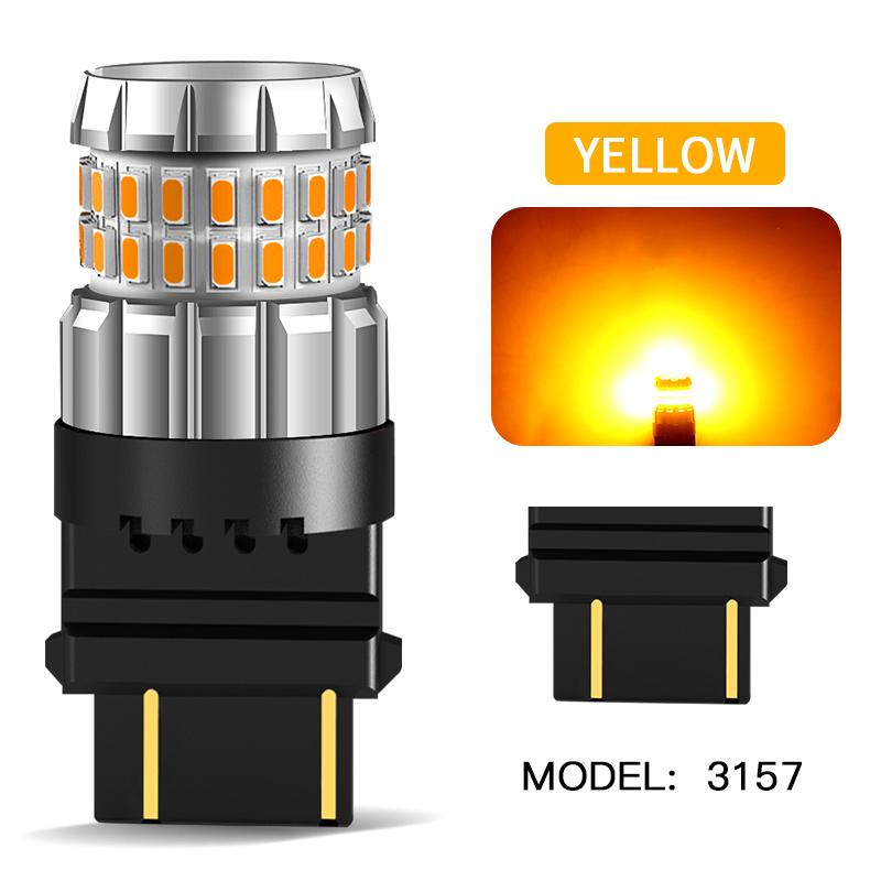 

2PCS T25 3157 P27/7W For Jeep Compass 2011-2016 Grand Cherokee 2011-2013 P27W LED Daytime Running Light DRL Bulb Stop Brake Lamp