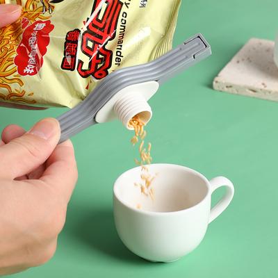 Screw Cap Sealing Clip Seasoning Bag Milk Powder Salt Bag Sealing Clip Snack Food Preservation Clip Gadget Kitchen Accessories