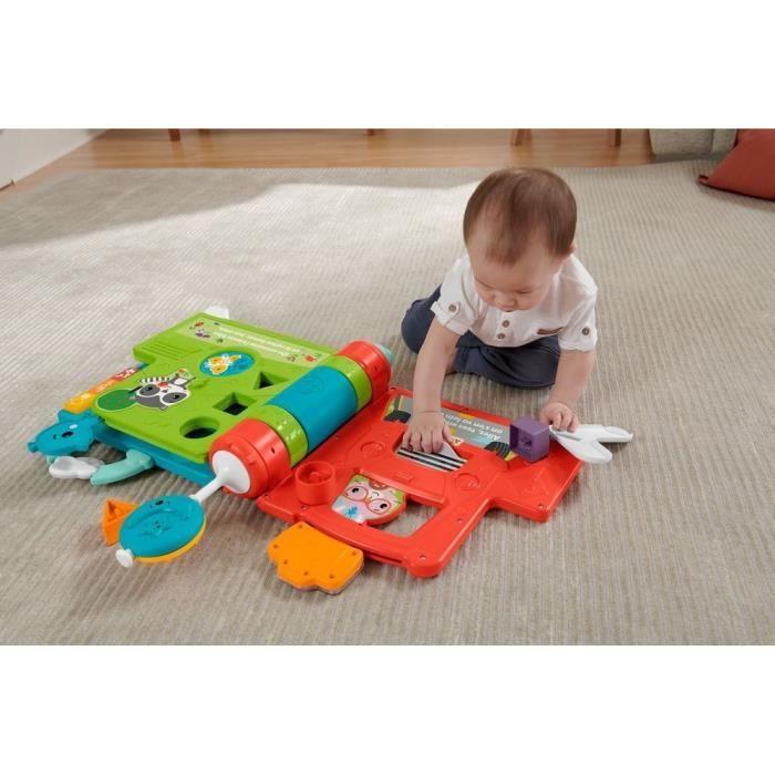 Fisher-Price - Mon Grand Livre D'activités Évolutif - Jouet D'éveil Bébé - Dès 6 Mois HCL00