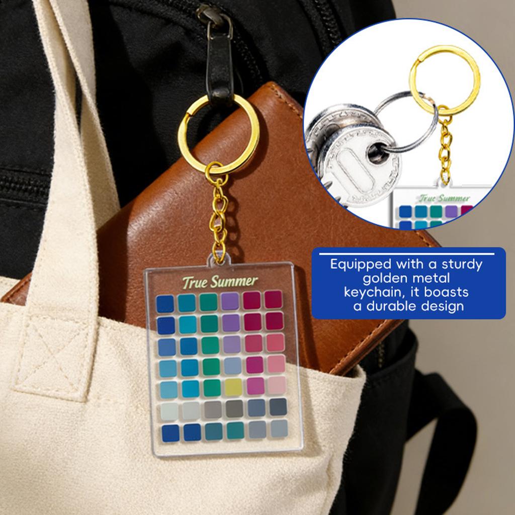Einzigartiger saisonaler Schlüsselanhänger Hochwertiger bruchsicherer Acryl-Schlüsselanhänger Zubehör für Tasche, Geldbörsen und Rucksäcke