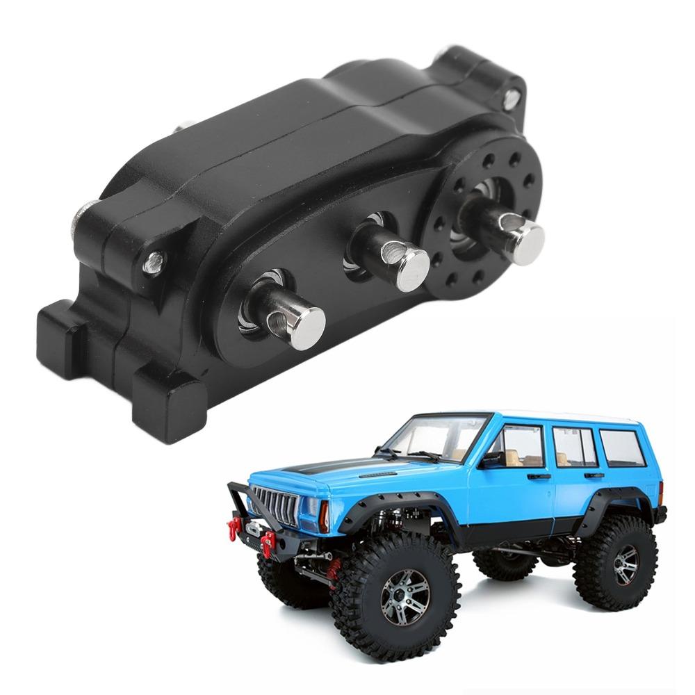 Compact 2 Speed Gearbox Metal Transfer Case for SCX10 1/10 RC Crawler Car For Climbing Car