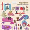 International Role-Playing Pet Set: Puppy & Kitten Mini Animal Toys