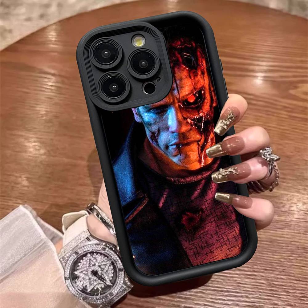 

Sci Fi Movie The T-Terminator Phone Case For IPhone 17 16 15 14 13 12 11 Pro Max Silicone Back Cover iPhone 15pro max