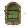 Cute Miniature Fairy Gnome Window Door Figurines Elf Home Yard Art Garden Sculpture Statues Decor Tree Sculpture Window Door