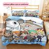 One Piece2 Pattern Bedding Quilt Set  Home Decoration  Gift (1 * Duvet Cover + 2 * Pillowcase  Without Core)