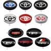 4pcs Car Wheel Stickers 56mm Auto Center Hub Cap Decal For Toyota Gazoo Racing TRD Corolla Yaris Chr Auris Rav4 Prius Prado