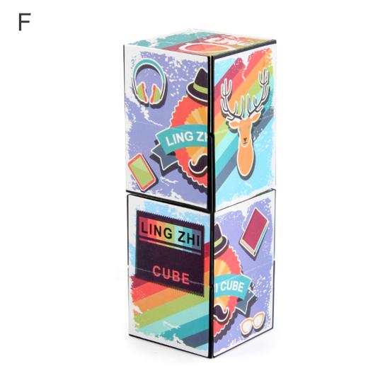 Infinity Cube Glatt Interessant Räumliches Training Gratfrei Abstraktes Muster Langeweile lindern Verschiedene Stile Vielfalt Geometrie Unterhaltungsspielzeug