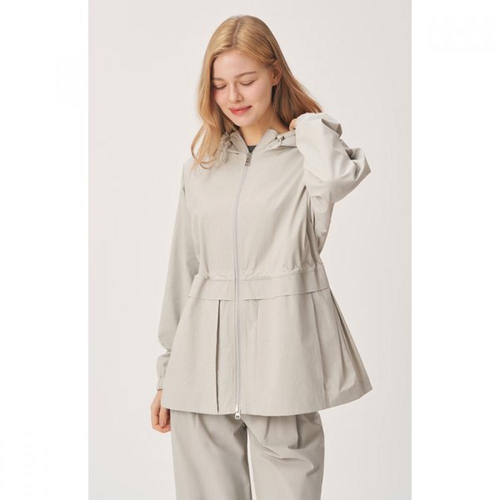 Huit Big Pocket Hood Half Jumper Htwjp6i05t CGY/S