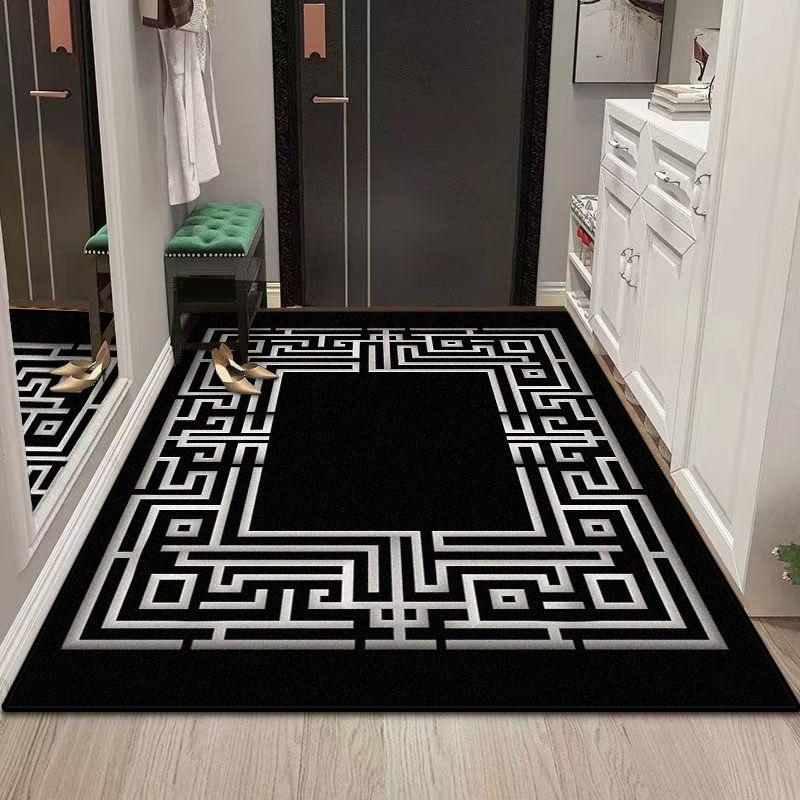 

Chinese Style Living Room Flannel Rugs Home Decoration Luxury Persian Bedroom Carpet Washable Mat for Floor Lounge Rug Office 60x90cm