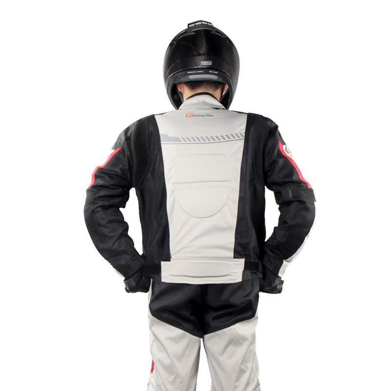 Mens Winter Motorcycle Riding Suit Set Windproof Warm Racing Gear Thick Full Body Protective Outfit
