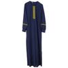 Fashion Muslim-Clothing Long Zip Muslim-Dresses Ethnic Style Women Robe Plus Size Middle East Clothing for Outings
