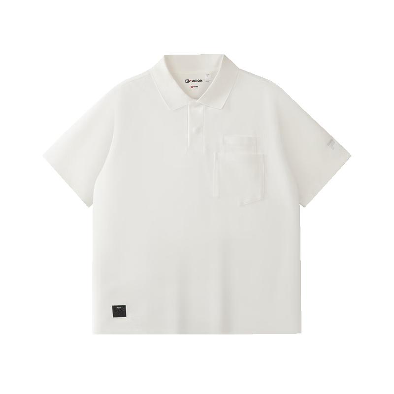 FILA FUSION Men s Knit Short Sleeve Polo Shirt L