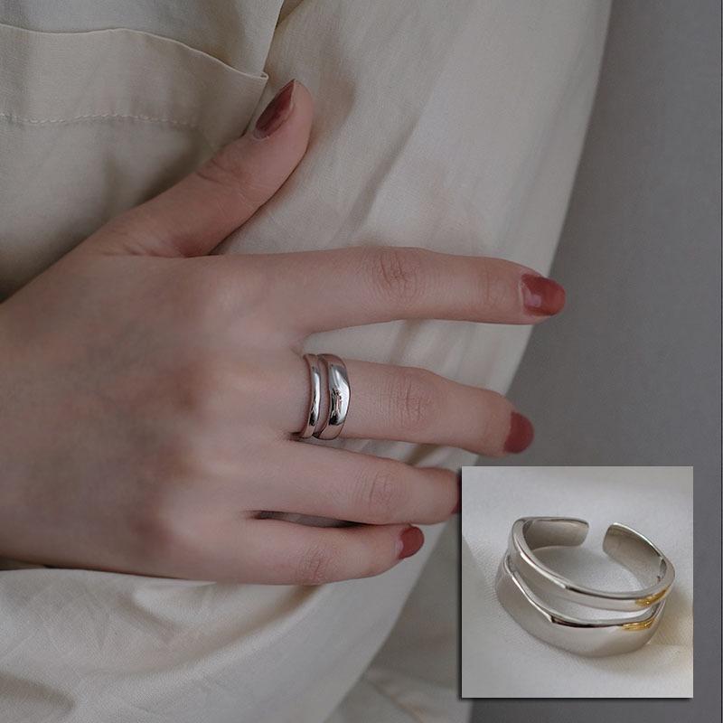 Women's Silver-Plated Retro Korean Style Index Finger Ring