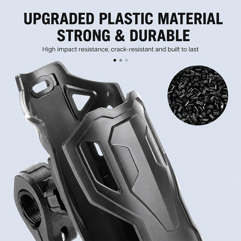 SEAMETAL Motorcycle Water Bottle Holder 360° Adjustable Bike Cup Mount Quick Release Drink Bracket Universal for E-Bike Scooter