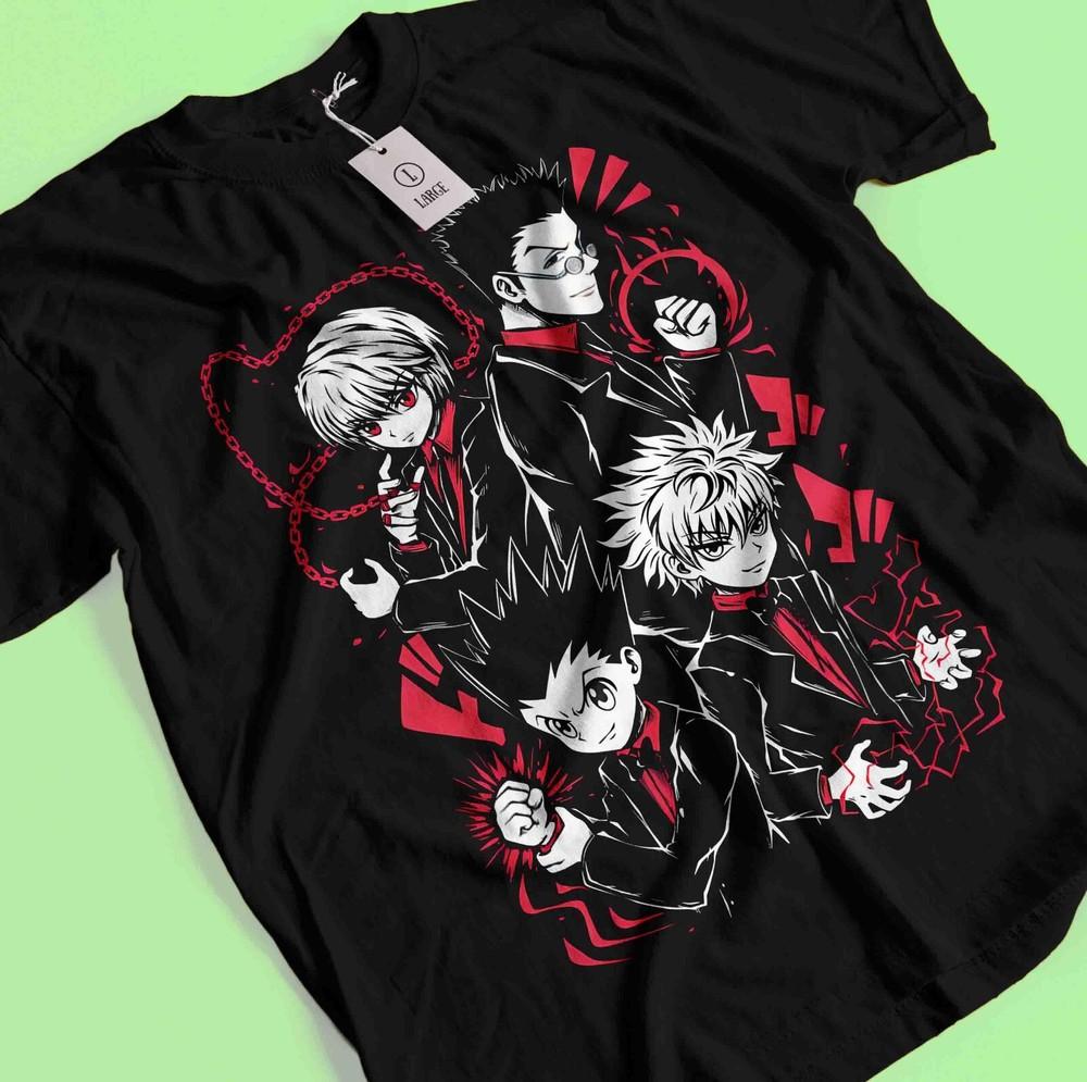 

Gon Shirt Hunter X Hunter HXH Hisoka Tshirt Killua Tee T-Shirt Leorio Kurapika 4XL