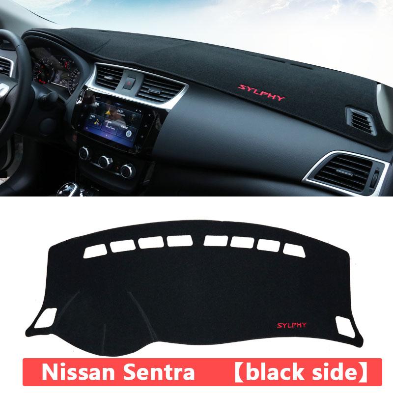 For Nissan Sentra B17 Sylphy 2012-2014 2015 2016 2017 2018  Car Dashboard Cover Mat Dash Board Sun Shade Pad Non-slip Mats