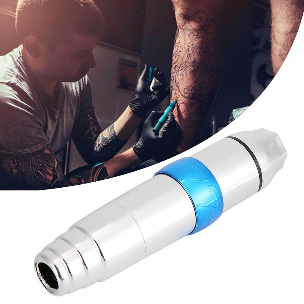 Professionale Motore Potente Macchina Elettrica per Tatuaggi Strumento per Tatuatori Interfaccia RCA Argento