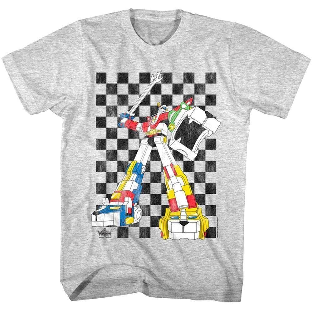 Voltron Lionforce Checkerboard Men T Shirt XXXL