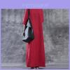 Women Simple Fashion Loose Baggy Long Maxi Dress Half Sleeve Split Plus Size For Effortless Elegance