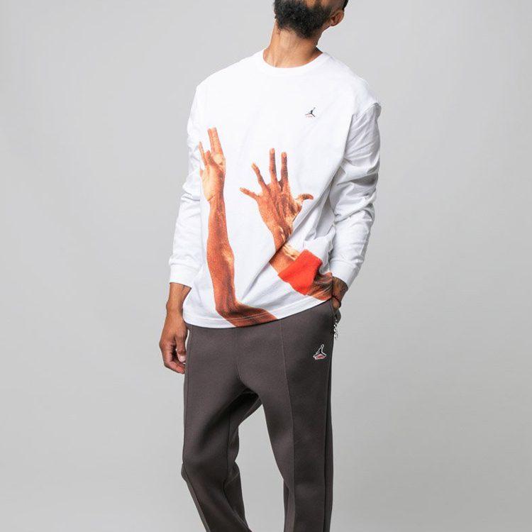 JORDAN X Union La The J Long Sleeve T Shirt CV1298-100
