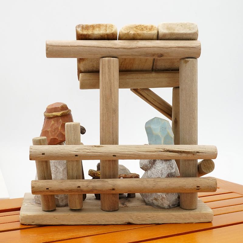 People Christmas Manger Camino Crafts Home Decoration Sculpture Decorations Creative Resin Gifts