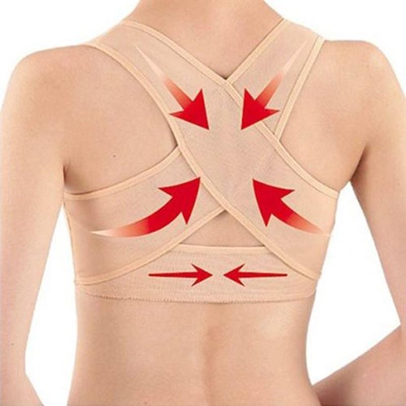 Adjustable Women Shoulder Back Posture Corrector Chest Brace Support Belt Vest