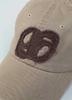 Aejeuon Patch Ball Cap/Beige