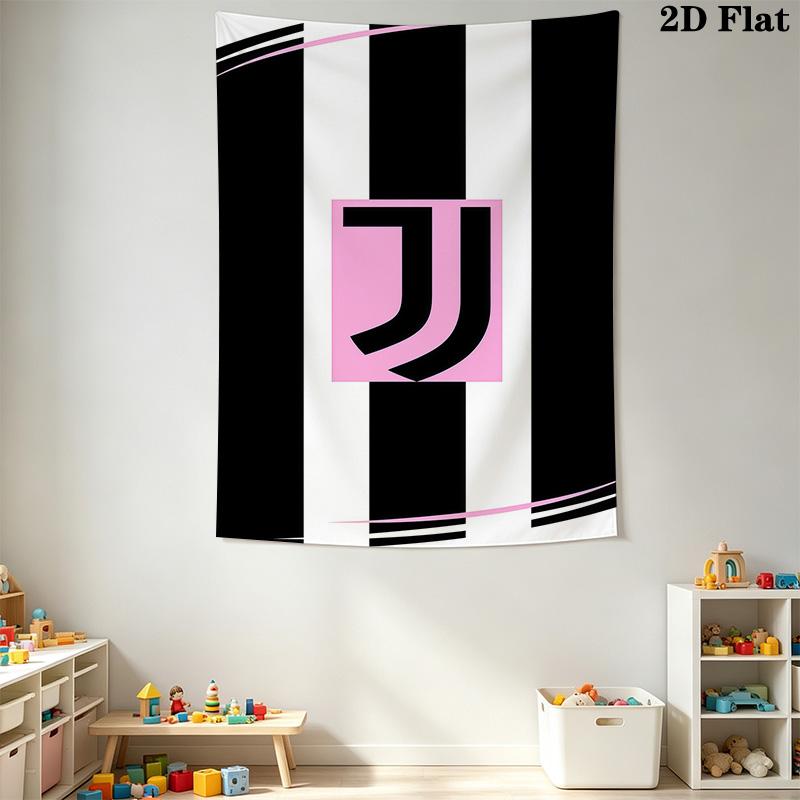 Juventus Logo Minimalist Threepiece Set 1 Duvet Cover 2 Pillowcase Without Core Soft And Comfortable Christmas Birthday Gift