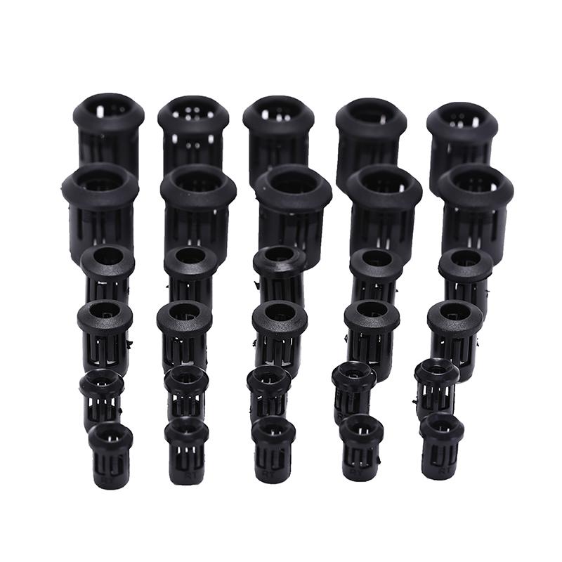 10 Stück Kunststoff Lampen LED Diodenhalter Schwarz Clip Fassung Montage 3mm/5mm/8mm