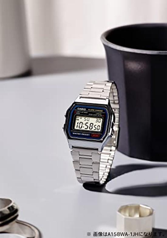 Casio Wristwatch Collection Mens Silver A164WA-1QJH