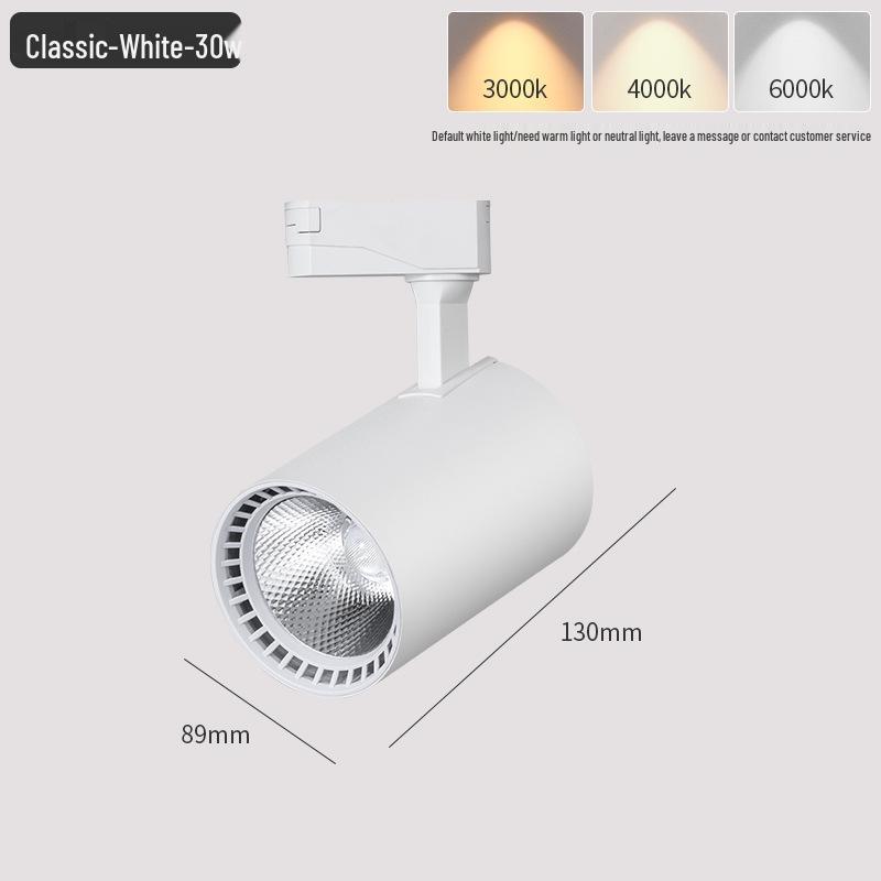 Modern GU10 LED Track Lighting for Stores and Showrooms