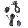 Car Audio Microphone Mini Wired External Microphone Paste Type 3.5mm Jack Plug Stereo Mic for Car Radio GPS Bluetooth-compatible