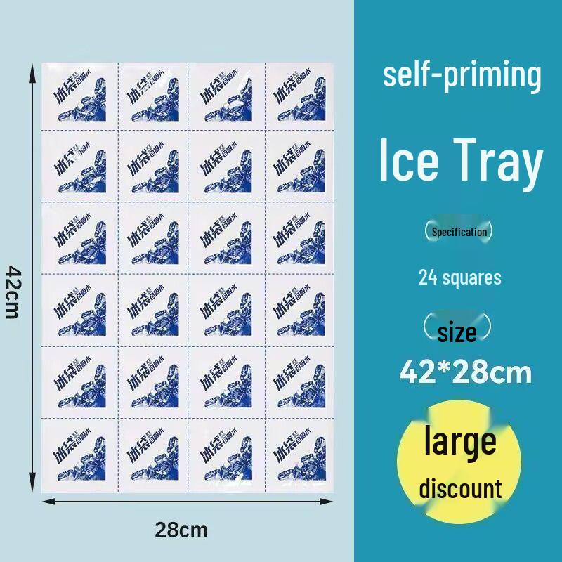 Self-Absorbing Compartment Ice Pack: No Water Needed, Express Delivery, Ideal for Fresh Food, Disposable