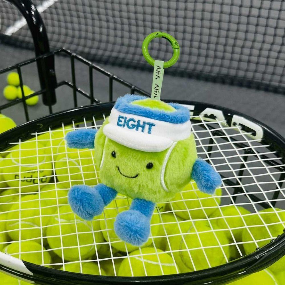 with Feet Ball-type Pendant Badminton Baseball Keychain Cute Children's Dolls  Birthday Gifts